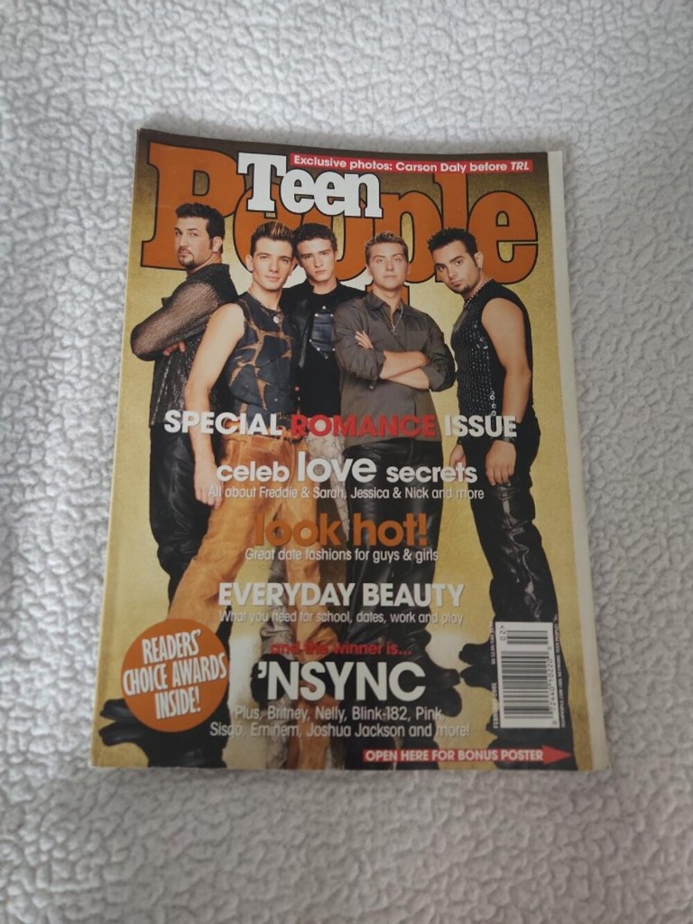 Teen People Magazine Nsync boyband Y2K Nostalgia